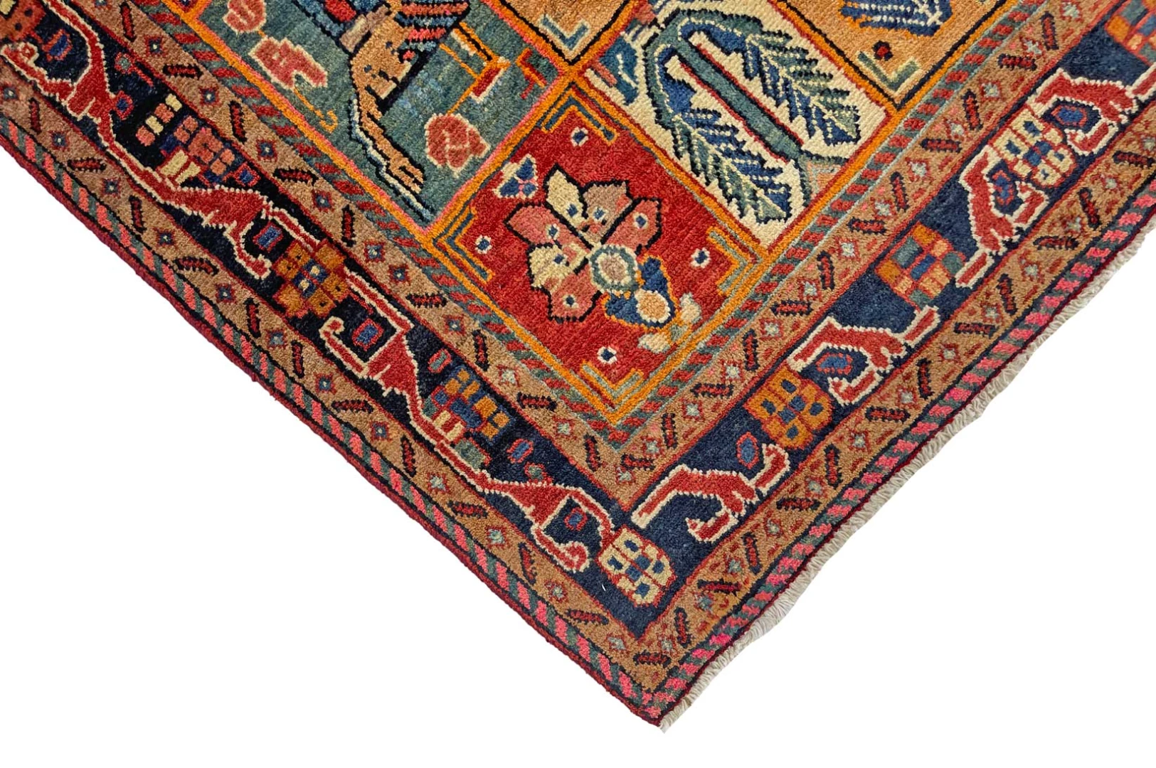 Handgeknüpfter Sarough Farahan Perserteppich 247 × 141 cm