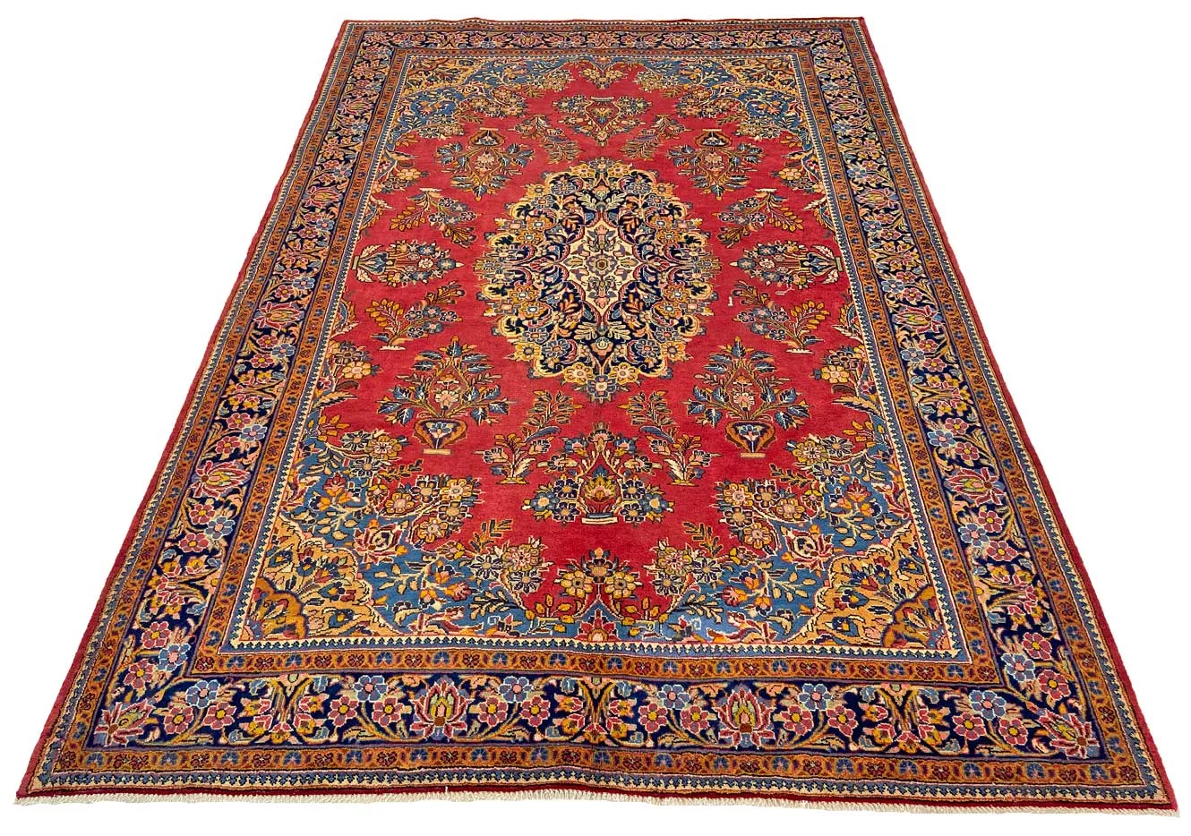 Handgeknüpfter Sarough Farahan Perserteppich, 328 × 217 cm, Wolle