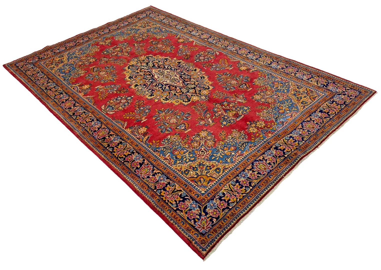 Handgeknüpfter Sarough Farahan Perserteppich, 328 × 217 cm, Wolle