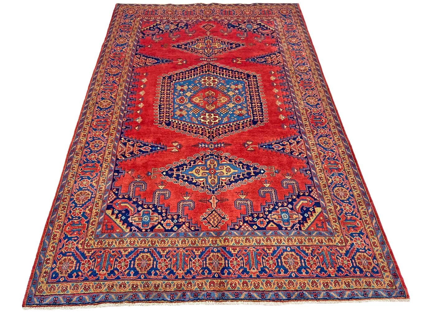 Handgeknüpfter Sarough Farahan Perserteppich, 332 × 221 cm, Wolle