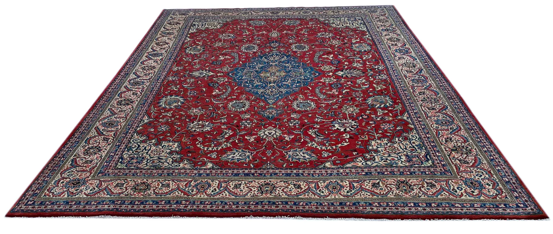 Sarough Farahan Perserteppich 378 × 286 cm aus Wolle, handgeknüpft