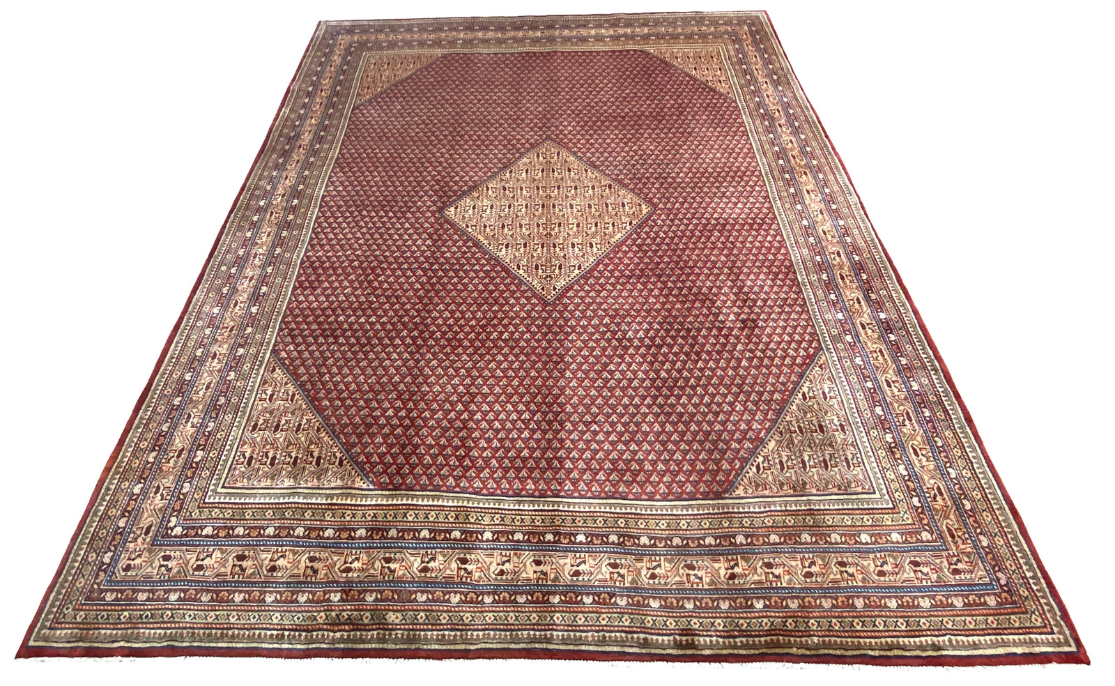 Sarough Farahan Perserteppich aus Iran, 386 × 285 cm