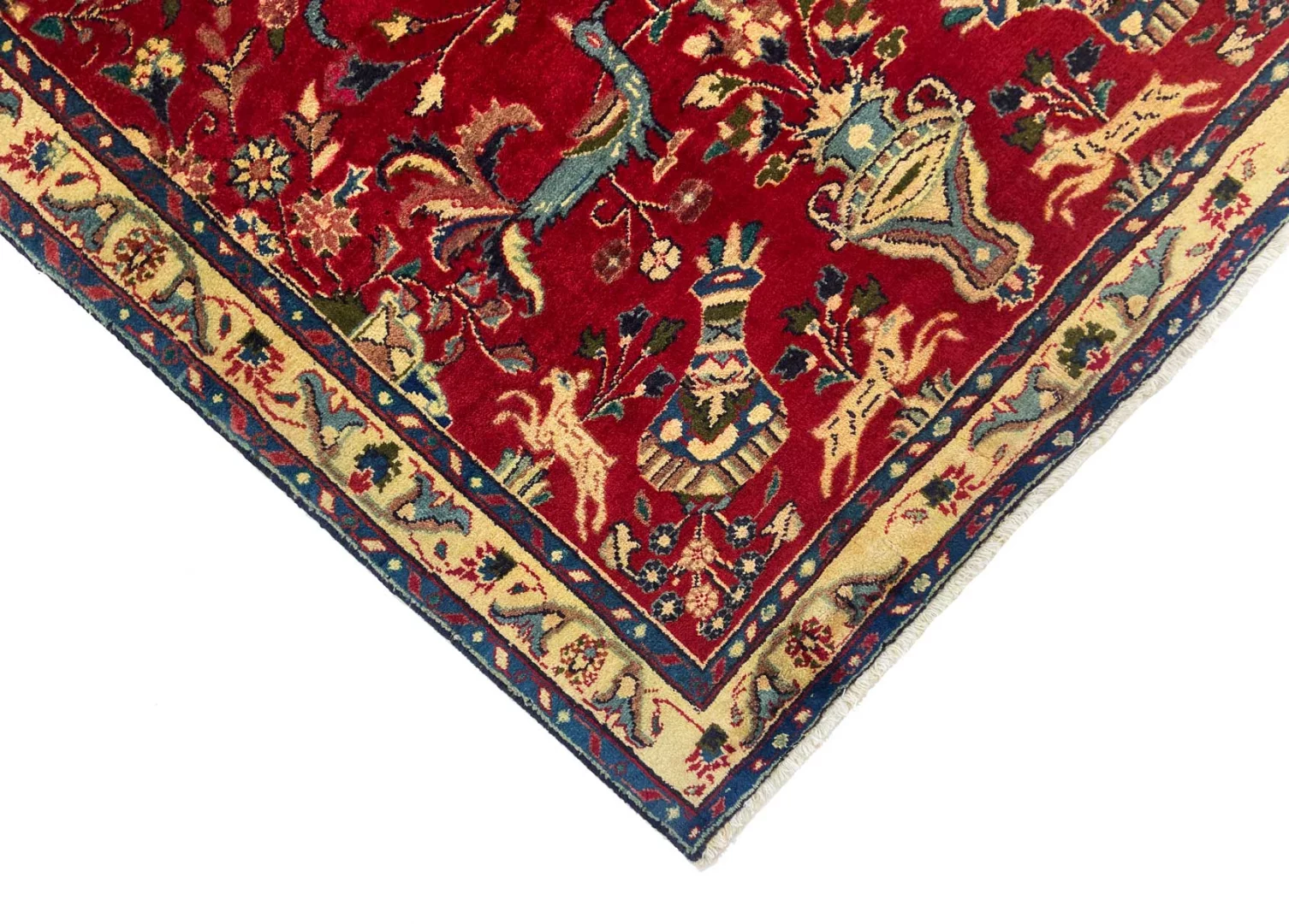 Mashhad Perserteppich aus Iran, 184 × 101 cm