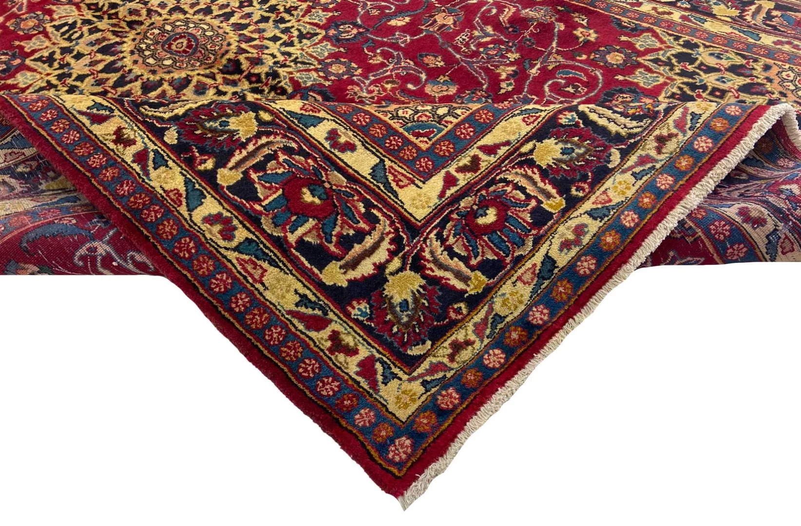 Handgeknüpfter Mashhad Perserteppich 284 × 187 cm