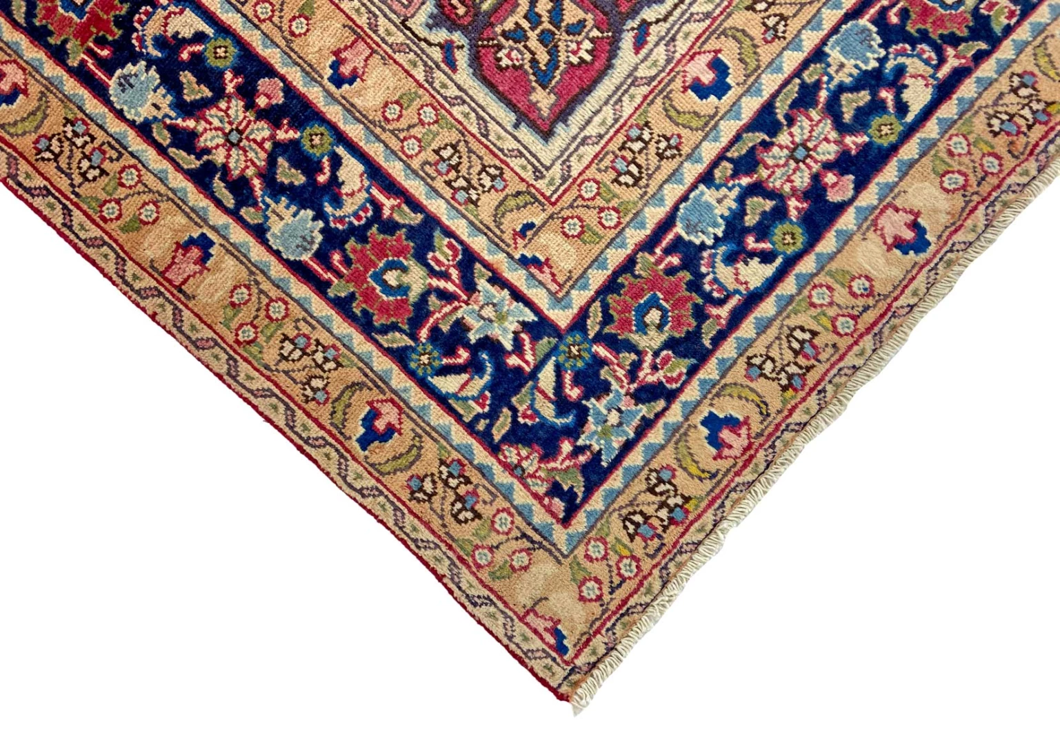 Mashhad Perserteppich 284 × 198 cm aus Wolle, handgeknüpft