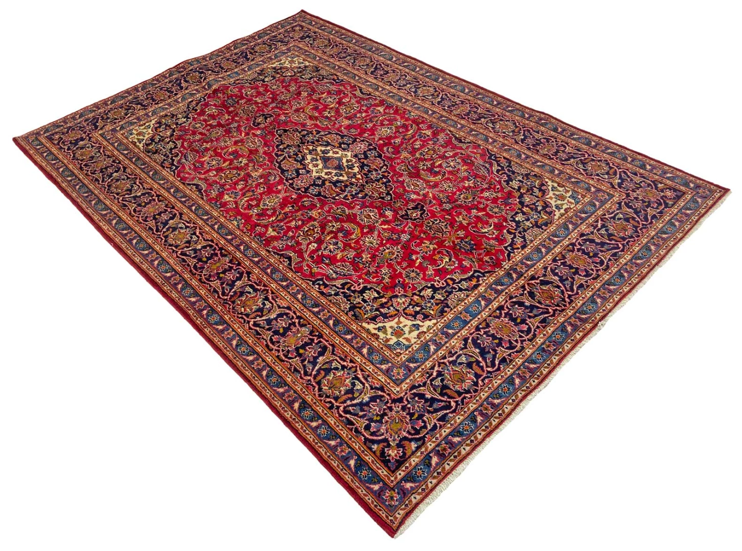 Mashhad Perserteppich aus Iran, 289 × 201 cm