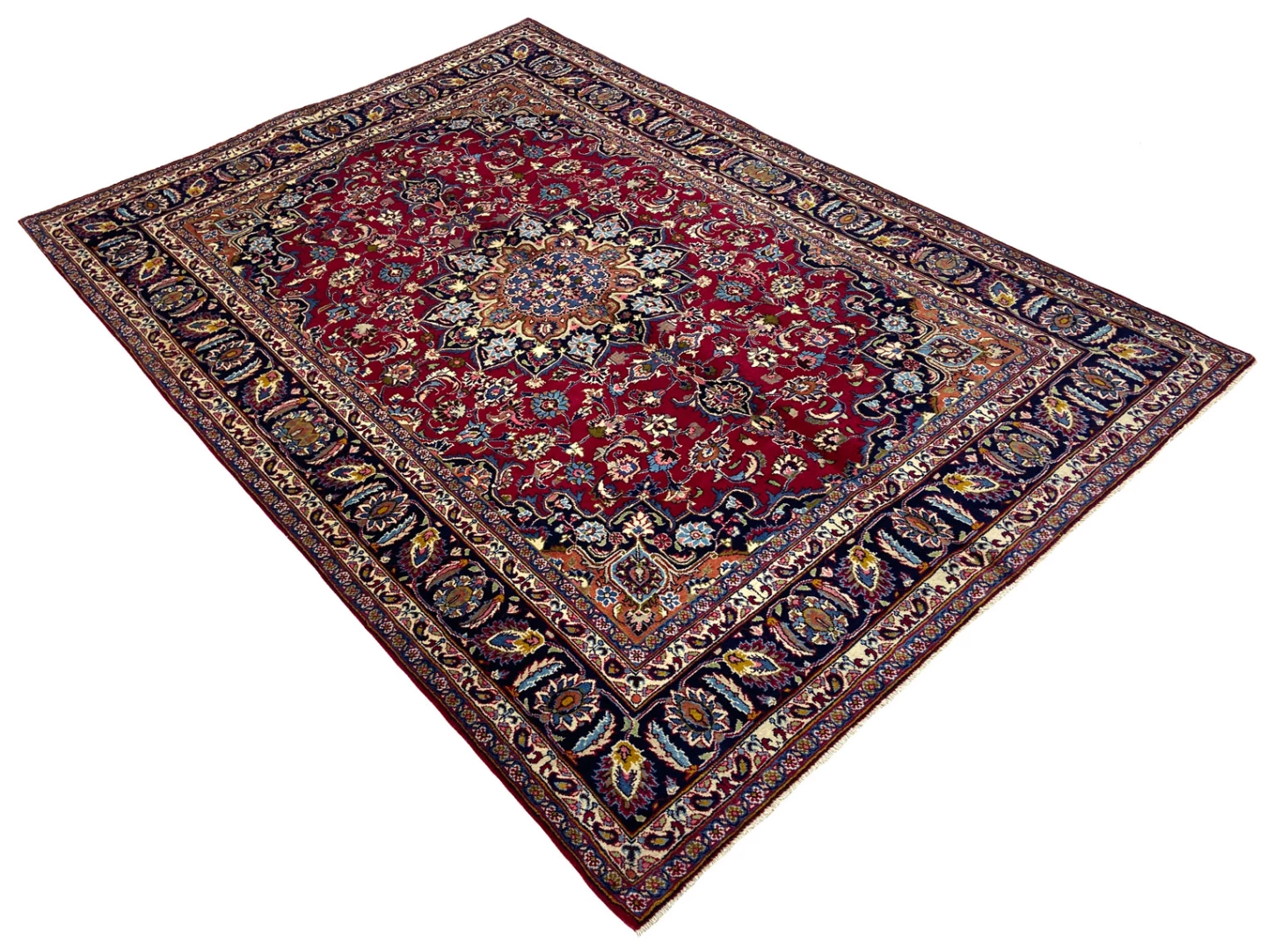 Mashhad Perserteppich aus Iran, 290 × 201 cm