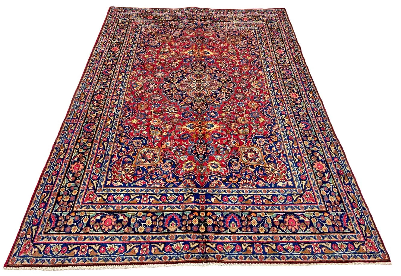 Handgeknüpfter Mashhad Perserteppich 290 × 201 cm