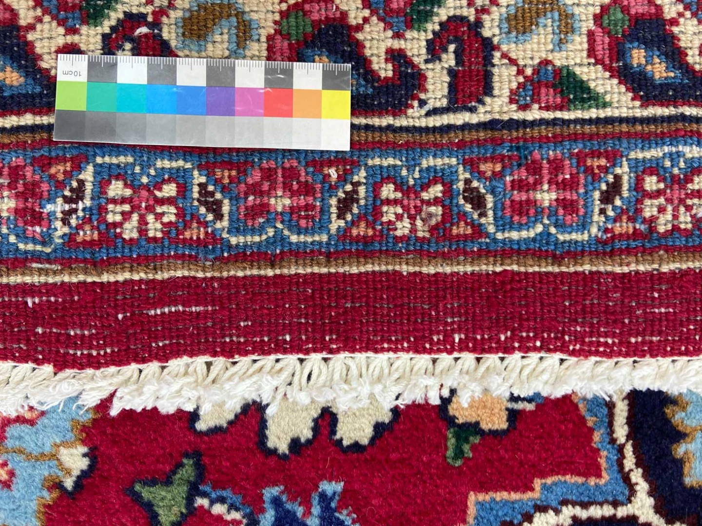 Handgeknüpfter Mashhad Perserteppich, 292 × 199 cm, Wolle
