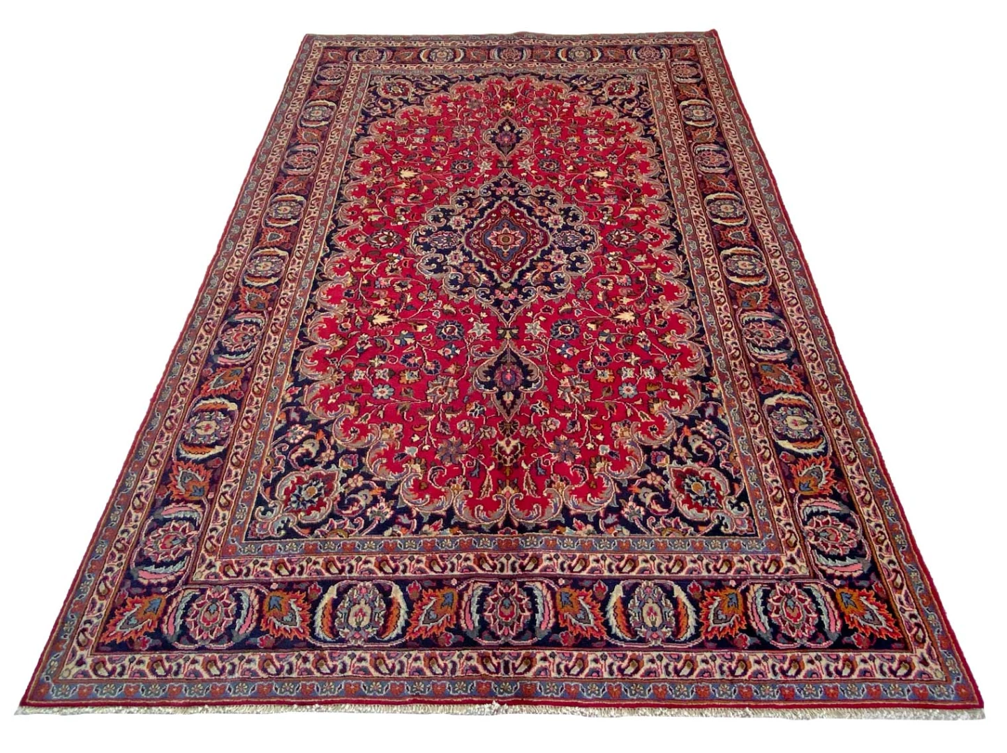 Mashhad Perserteppich 292 × 201 cm aus Wolle, handgeknüpft