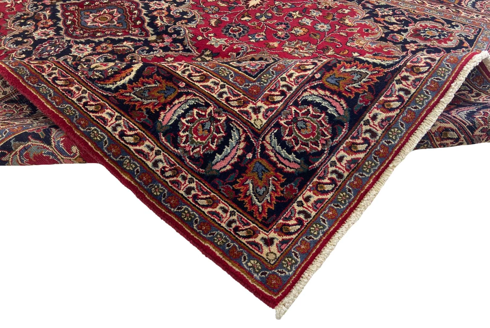 Mashhad Perserteppich 292 × 201 cm aus Wolle, handgeknüpft