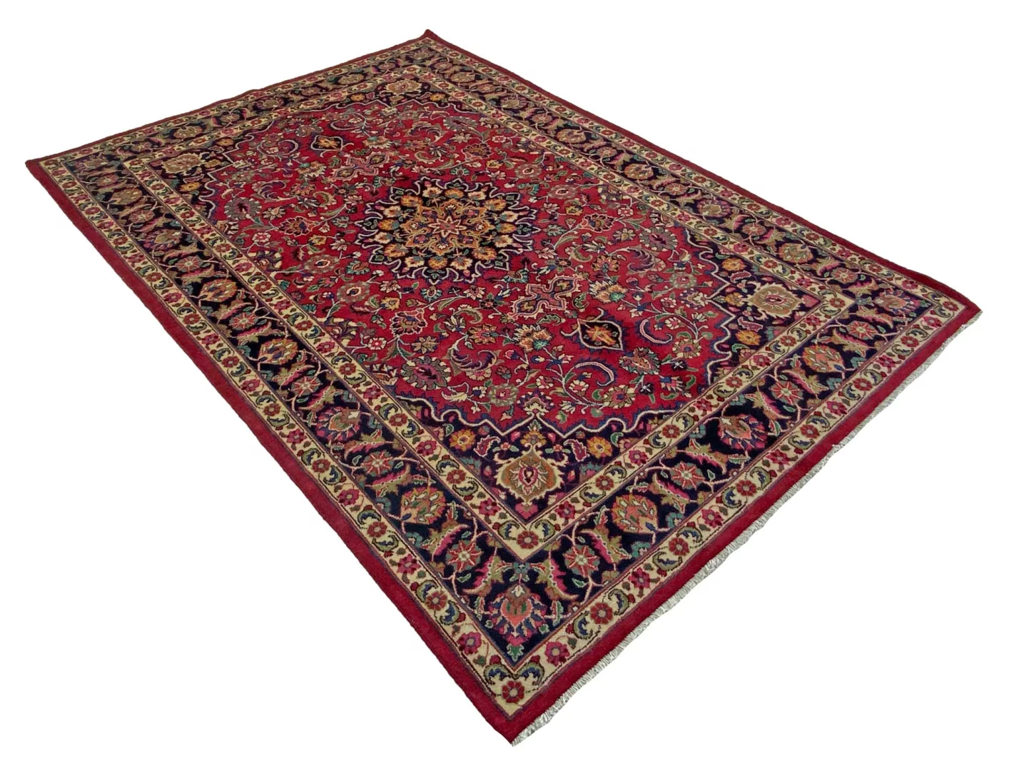Handgeknüpfter Mashhad Perserteppich 292 × 203 cm