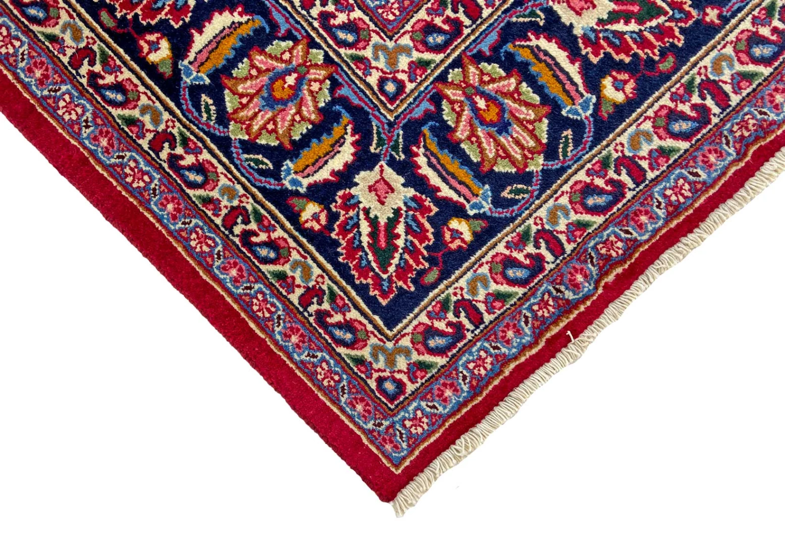 Handgeknüpfter Mashhad Perserteppich, 294 × 199 cm, Wolle