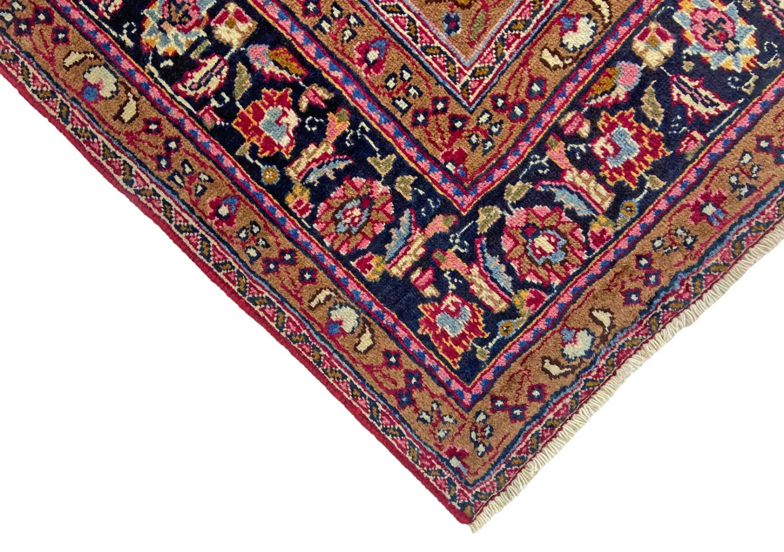Handgeknüpfter Mashhad Perserteppich, 297 × 196 cm, Wolle