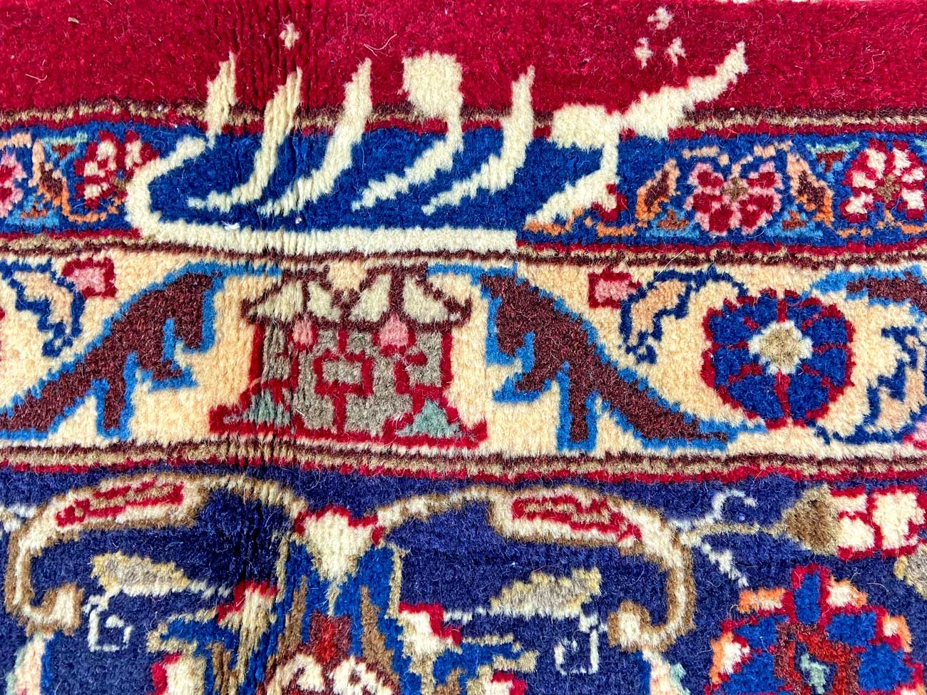 Mashhad Perserteppich aus Iran, 304 × 195 cm