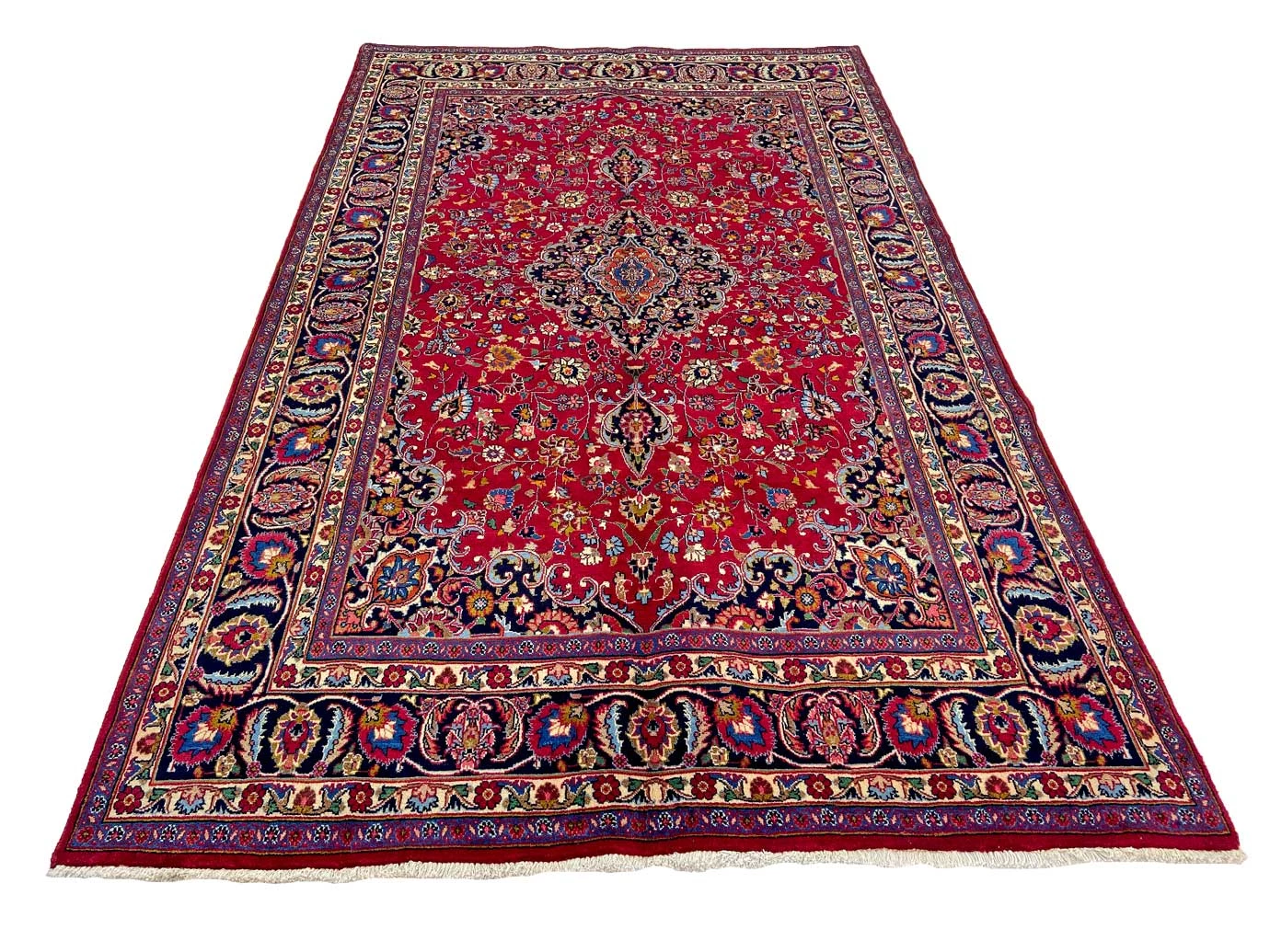Mashhad Perserteppich 312 × 193 cm aus Wolle, handgeknüpft