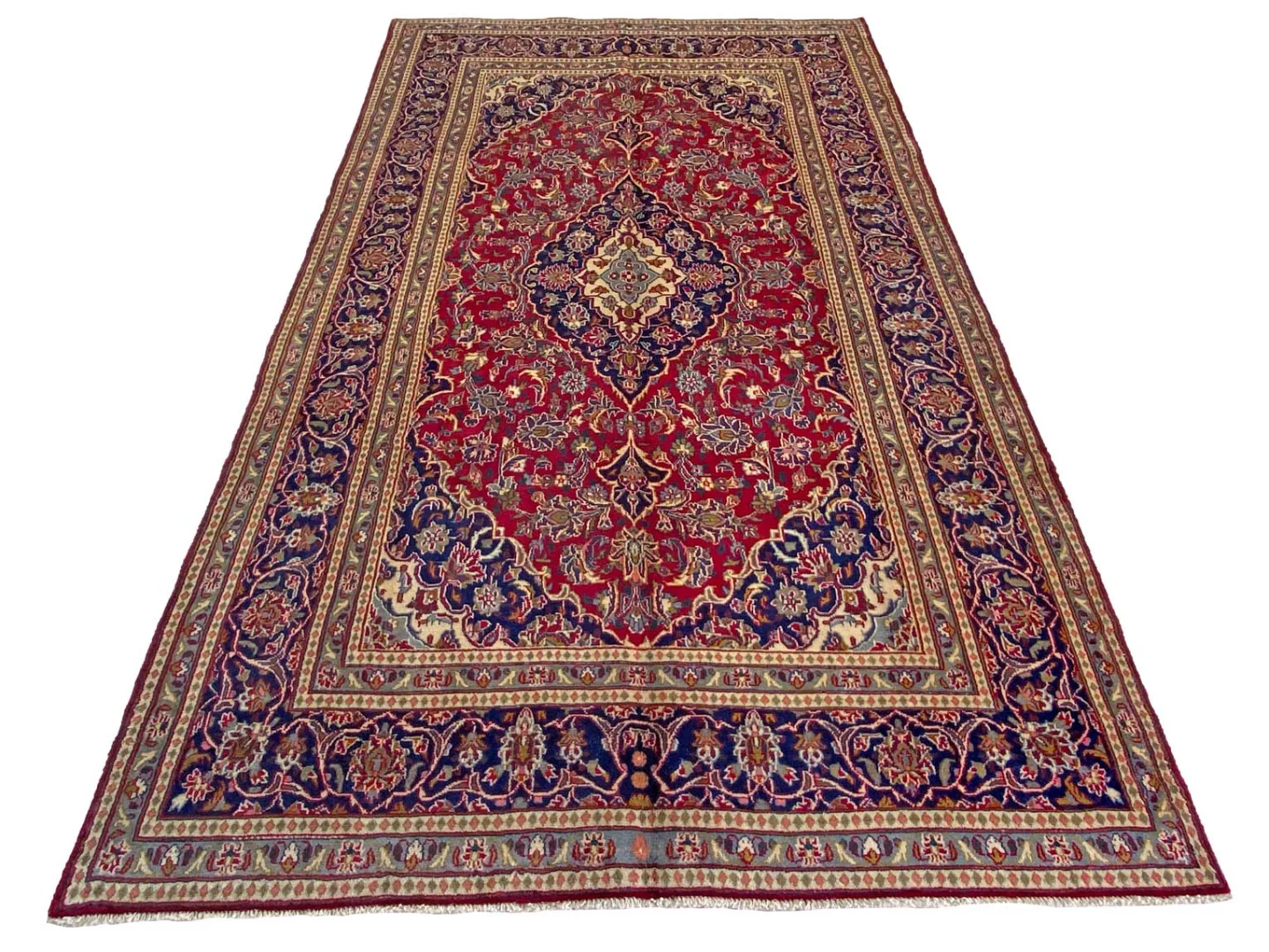 Mashhad Perserteppich aus Iran, 314 × 187 cm