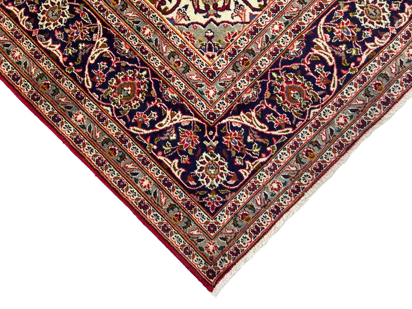 Handgeknüpfter Mashhad Perserteppich, 336 × 249 cm, Wolle