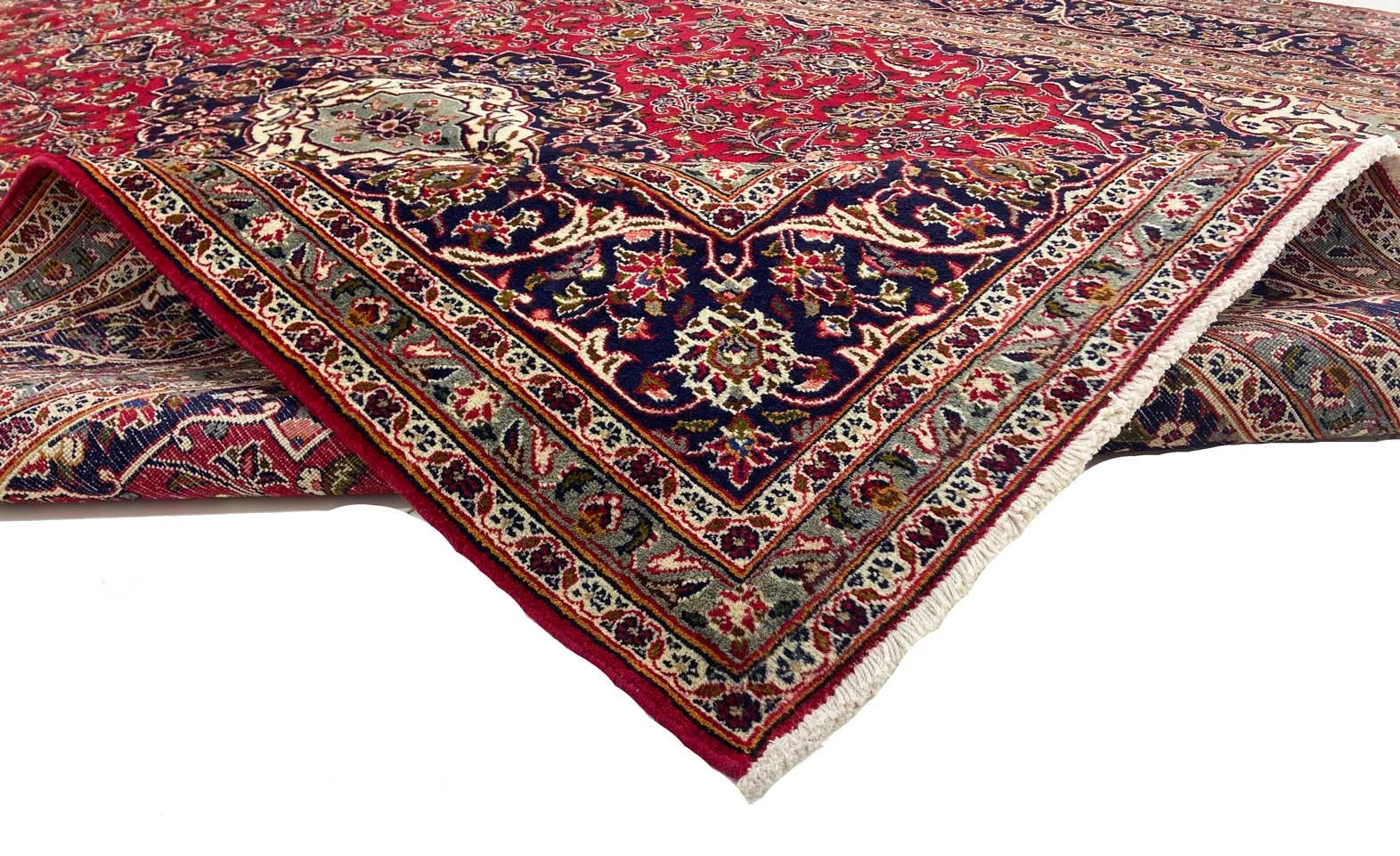 Handgeknüpfter Mashhad Perserteppich, 336 × 249 cm, Wolle