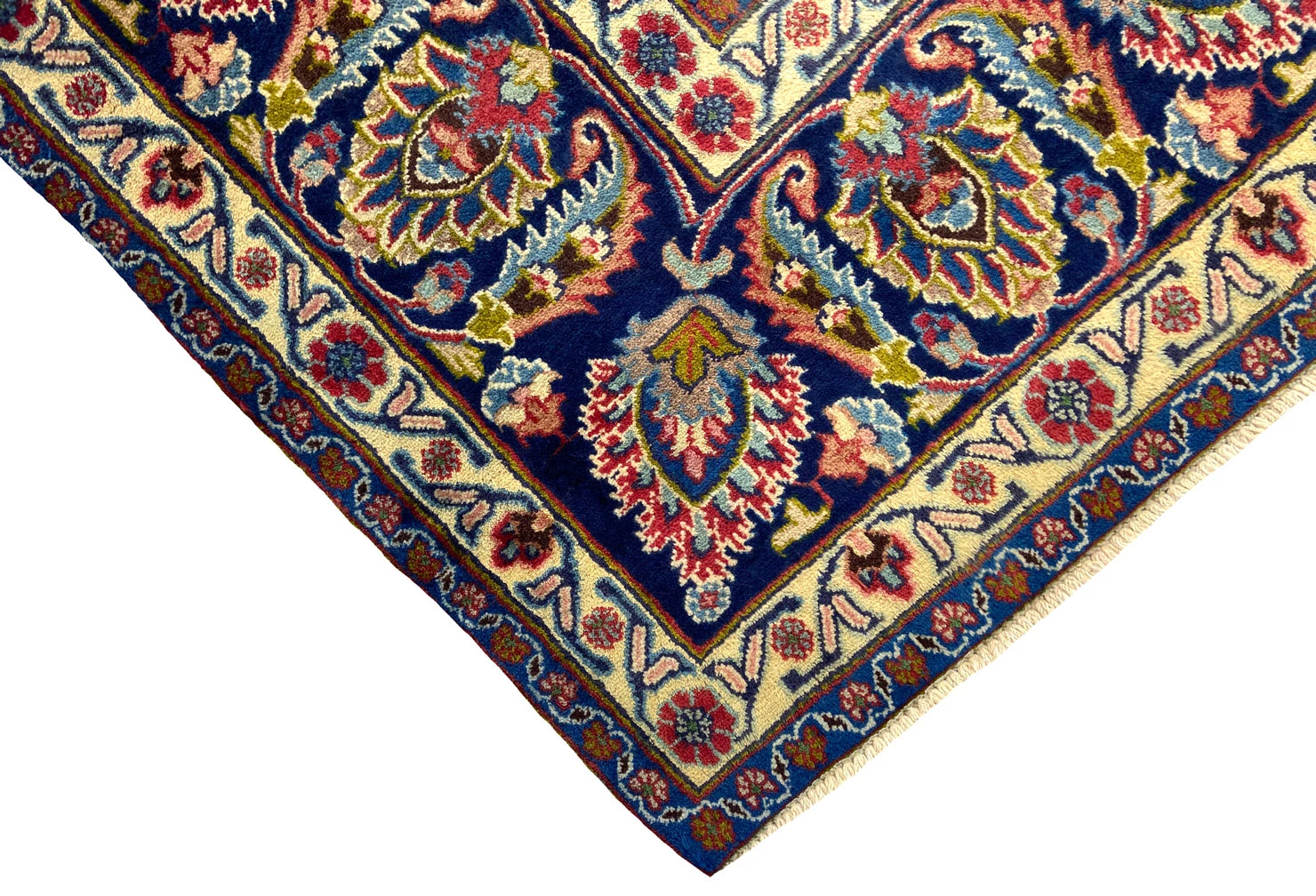 Mashhad Perserteppich aus Iran, 345 × 286 cm