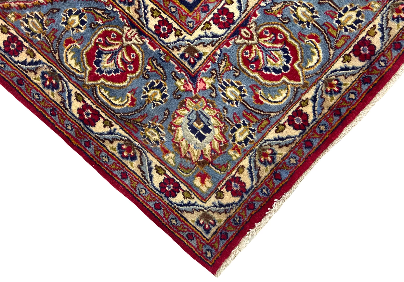 Mashhad Perserteppich 380 × 296 cm aus Wolle, handgeknüpft
