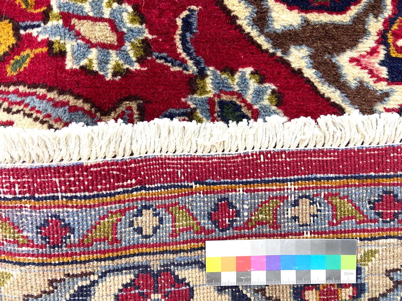 Mashhad Perserteppich 380 × 296 cm aus Wolle, handgeknüpft
