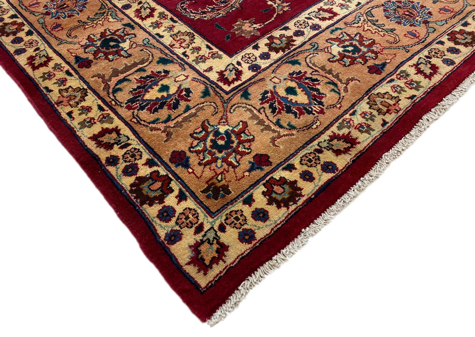 Handgeknüpfter Mashhad Perserteppich, 384 × 295 cm, Wolle