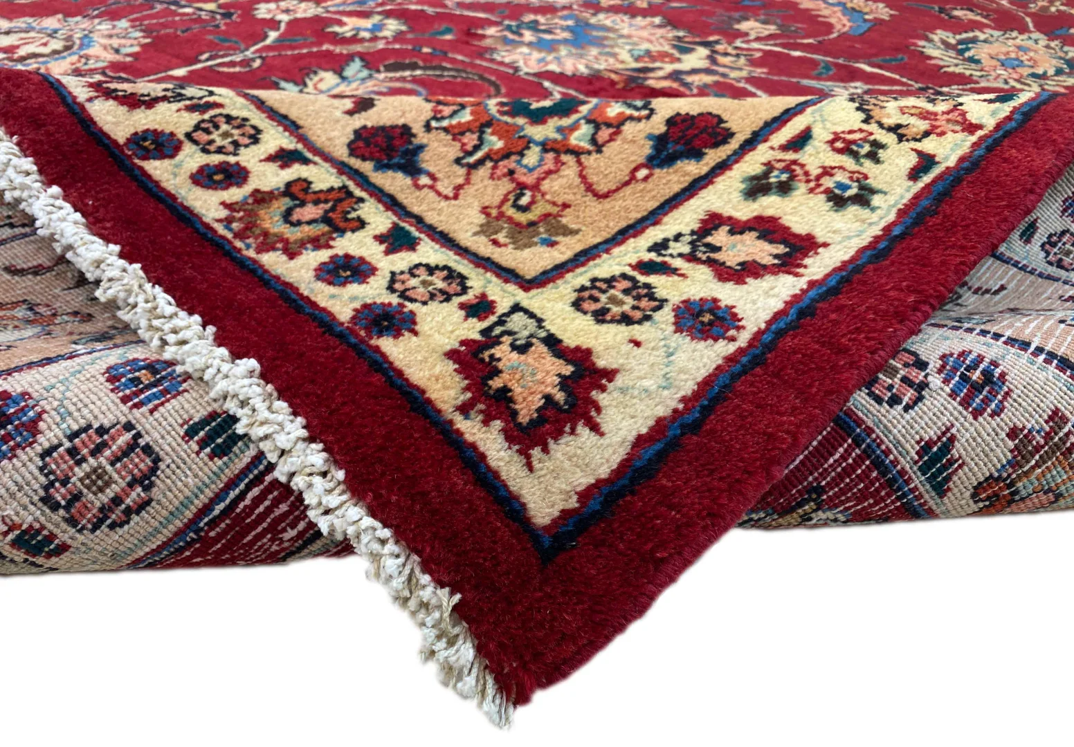 Handgeknüpfter Mashhad Perserteppich, 384 × 295 cm, Wolle