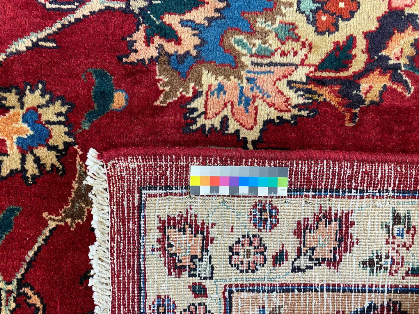 Handgeknüpfter Mashhad Perserteppich, 384 × 295 cm, Wolle
