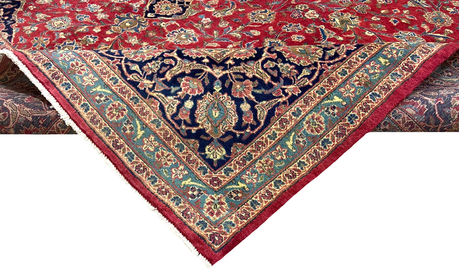 Handgeknüpfter Mashhad Perserteppich 397 × 291 cm