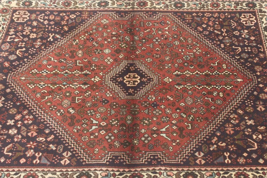 Handgeknüpfter Perserteppich, 144 × 103 cm, Wolle