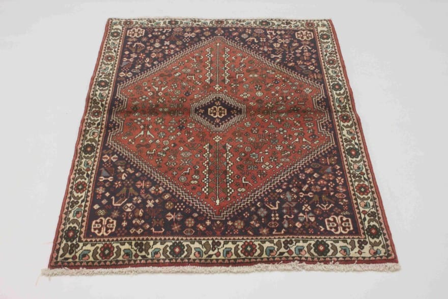 Handgeknüpfter Perserteppich, 144 × 103 cm, Wolle