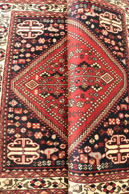 Perserteppich 153 × 104 cm aus Wolle, handgeknüpft