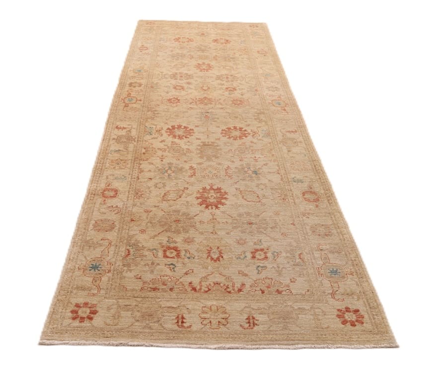 Ziegler Orientteppich 362 × 123 cm aus Wolle, handgeknüpft