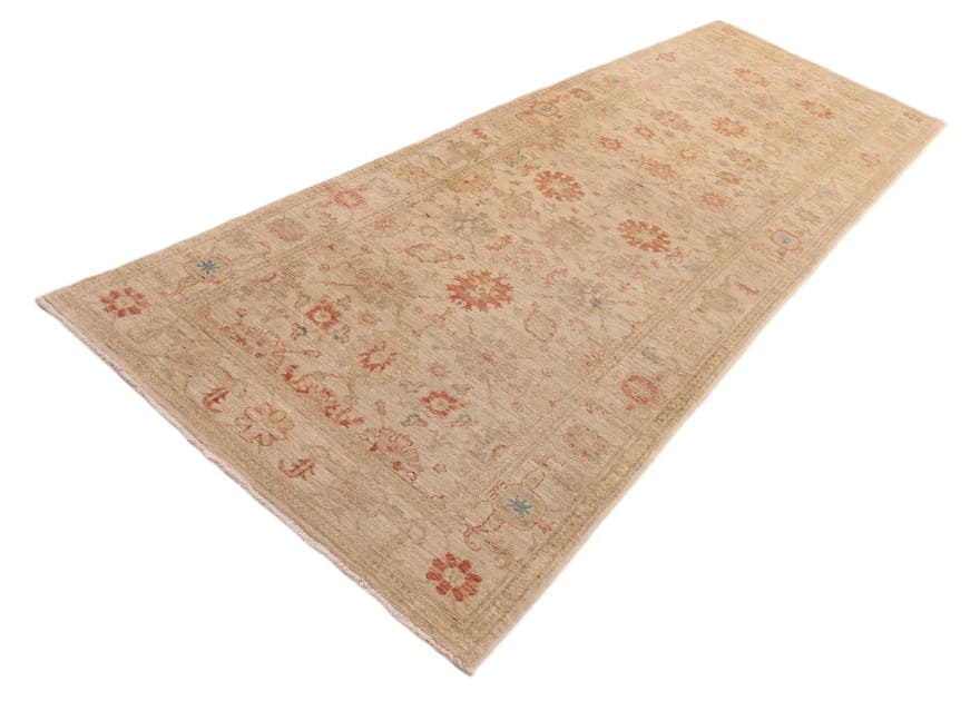 Ziegler Orientteppich 362 × 123 cm aus Wolle, handgeknüpft