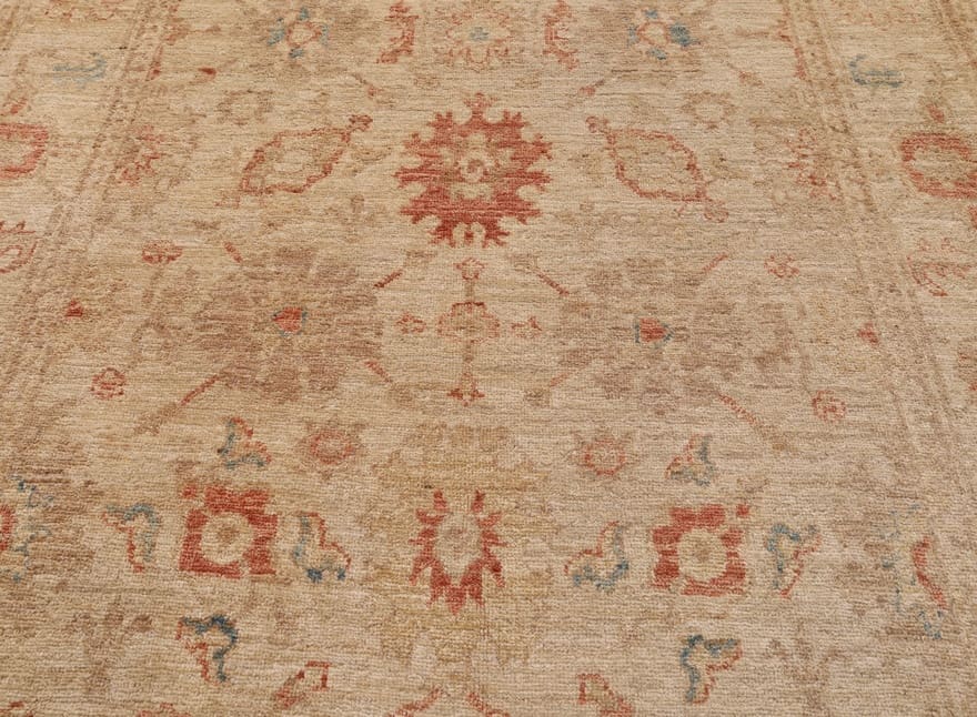 Ziegler Orientteppich 362 × 123 cm aus Wolle, handgeknüpft