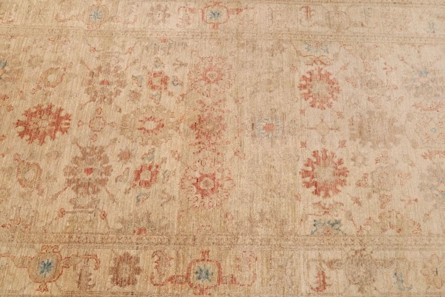 Ziegler Orientteppich 362 × 123 cm aus Wolle, handgeknüpft