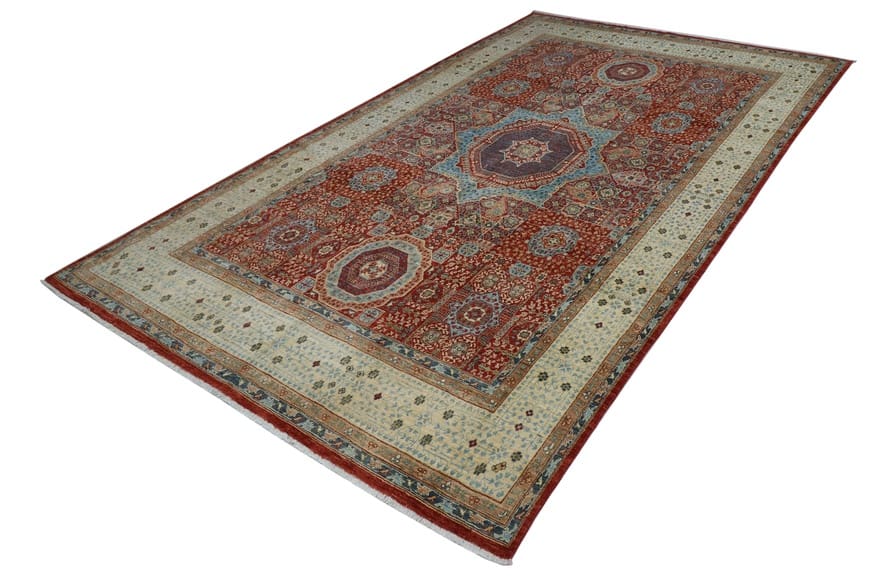 Handgeknüpfter Mamluk Orientteppich 365 × 276 cm