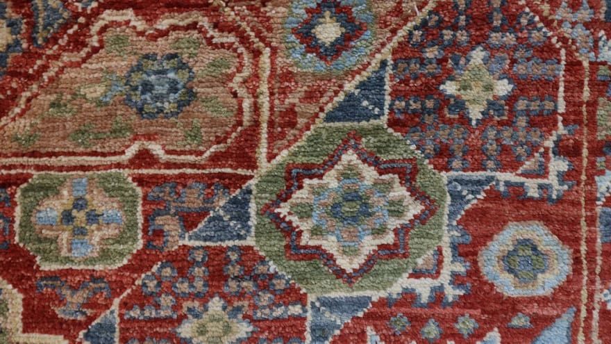 Handgeknüpfter Mamluk Orientteppich 365 × 276 cm