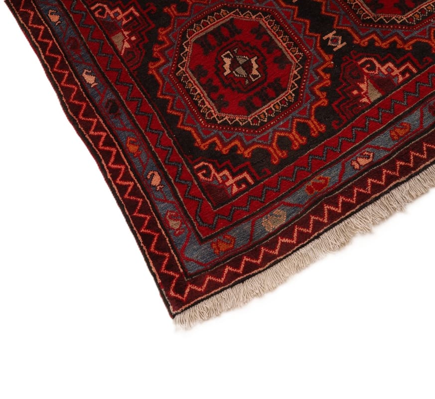 Perserteppich 425 × 140 cm aus Wolle, handgeknüpft