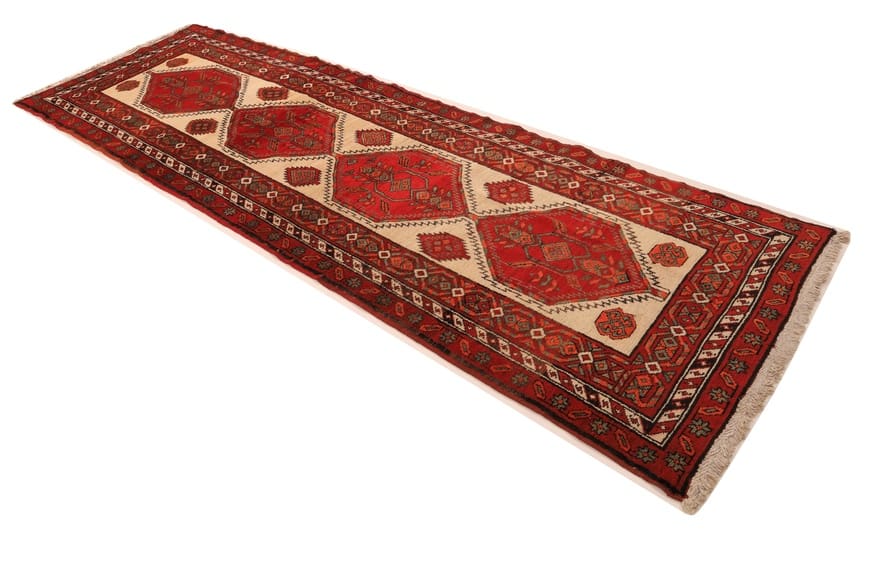 ardebil-teppich-402x105-cm-mittelfein-geknupft-orientteppich-2 Ardebil Perserteppich 400 × 104 cm aus Wolle, handgeknüpft