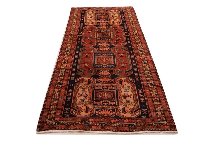 Ardebil Perserteppich aus Iran, 302 × 114 cm
