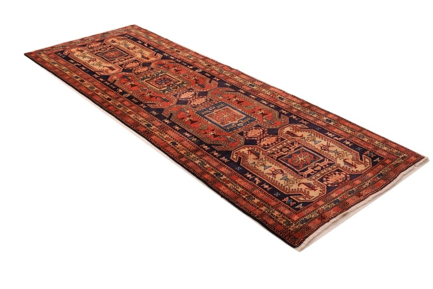 Ardebil Perserteppich aus Iran, 302 × 114 cm