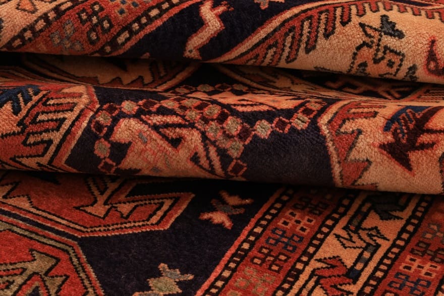 Ardebil Perserteppich aus Iran, 302 × 114 cm