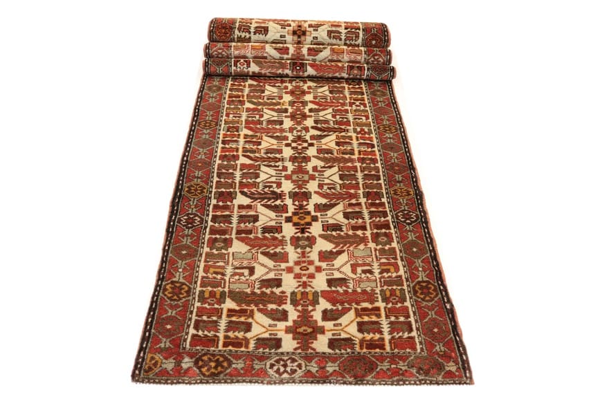 Handgeknüpfter Ardebil Perserteppich 327 × 71 cm