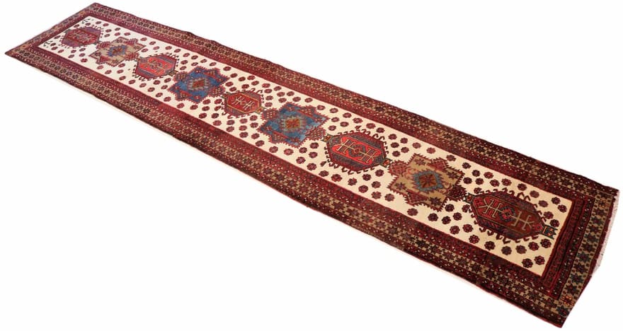 Handgeknüpfter Perserteppich 452 × 94 cm