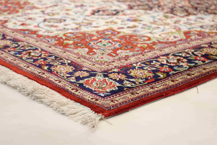 Ghom Seidenteppich 158×103 cm – Handgeknüpft, hohe Qualität