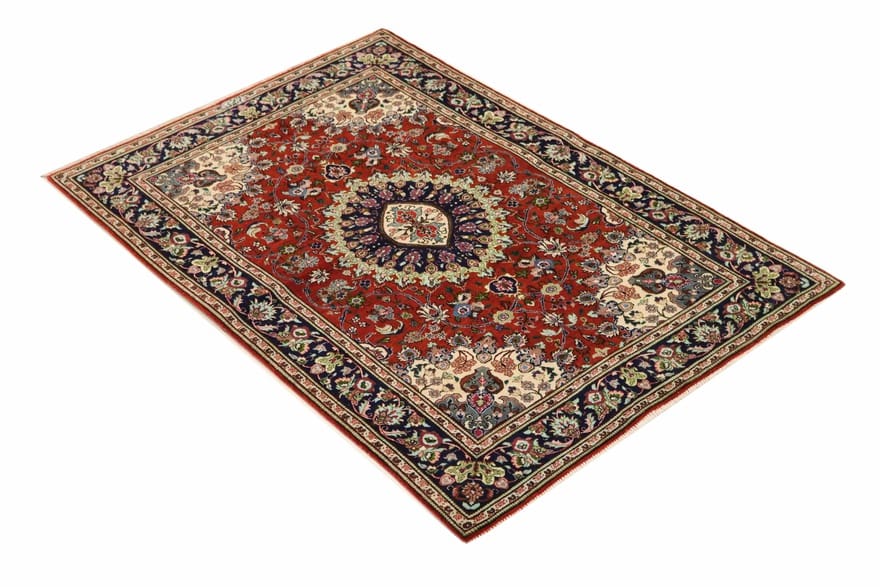 Ghom Seidenteppich 149×101 cm – Handgeknüpft, Hochwertig