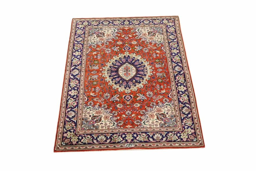 Ghom Seidenteppich 149×101 cm – Handgeknüpft, Hochwertig