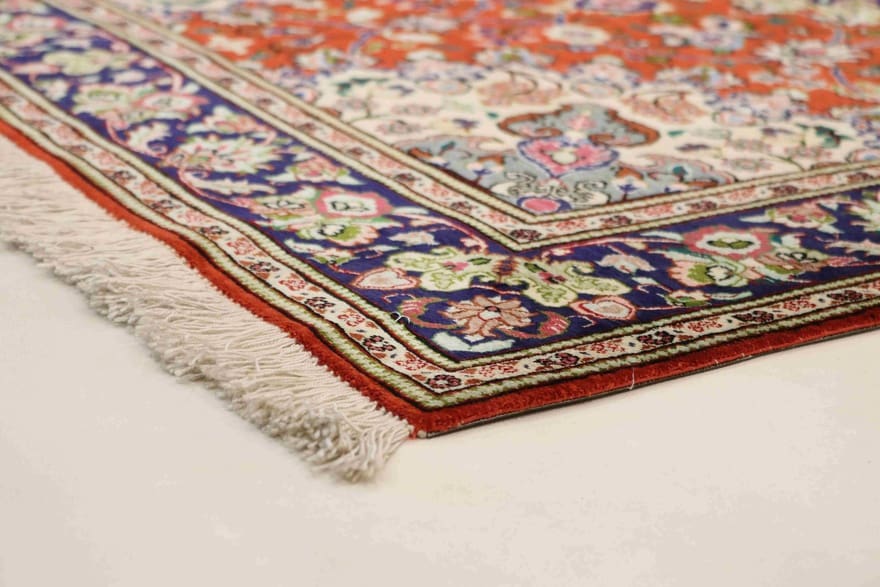 Ghom Seidenteppich 149×101 cm – Handgeknüpft, Hochwertig